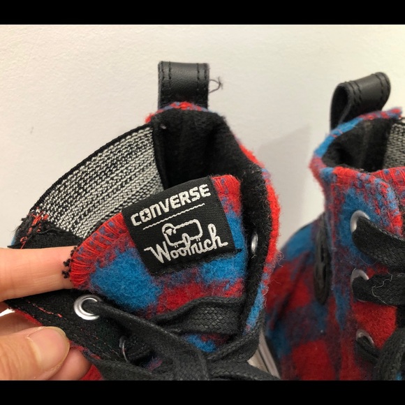 Converse & Woolrich Collaboration Hi-Top Sneakers - Picture 2 of 8